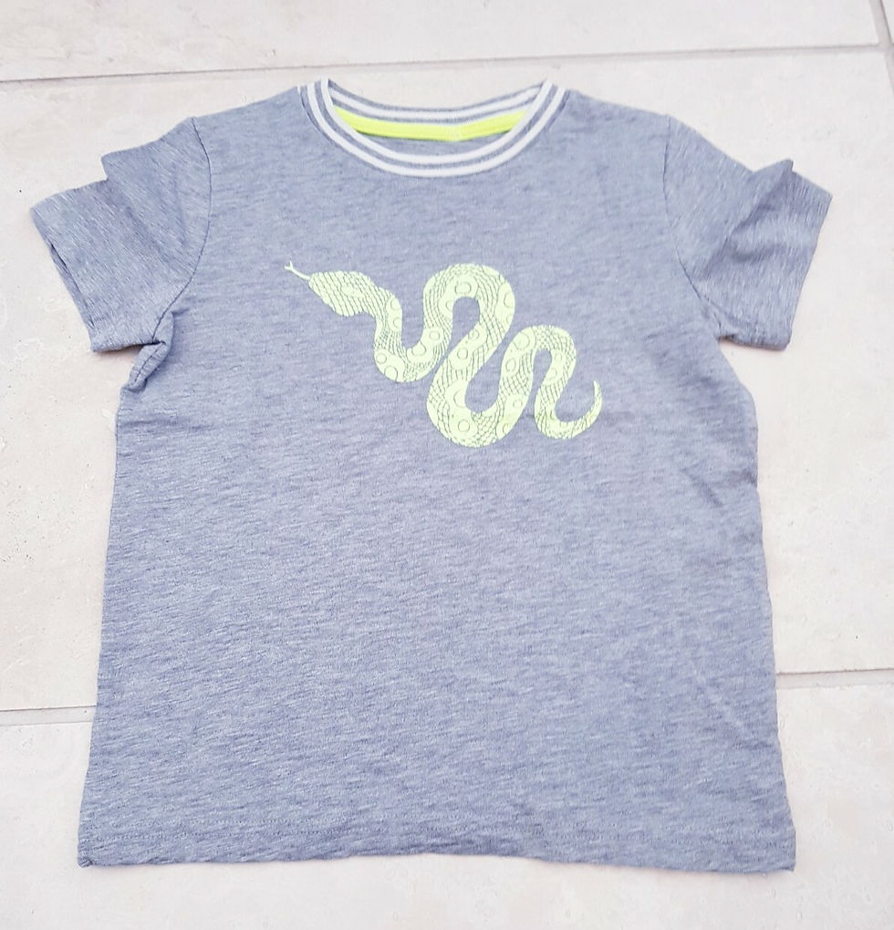Thumbnail: Mini Boden Boys cotton Grey Fun Top. Size 5-6 years. Brand new