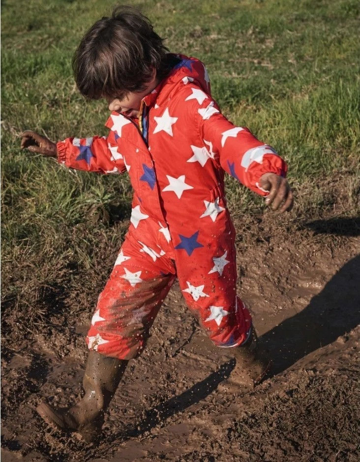 Mini Boden Kids Waterproof Puddle Suit Size 3-4 YEARS Brand New G16