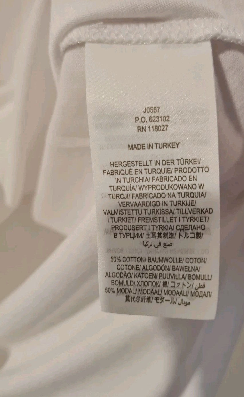 Thumbnail: Boden Crew jersey top Long Sleeve WHITE SIZE UK 12 J0587 Brand New A7