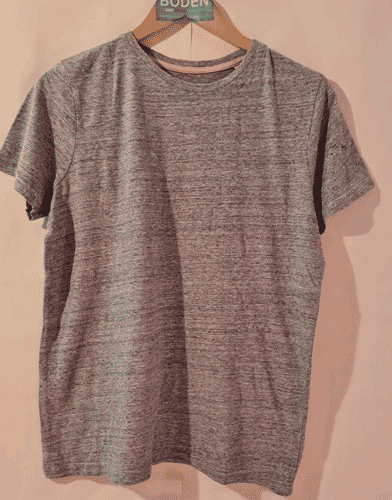 Thumbnail: BODEN Ladies Short Sleeve Grey Top Size UK 10 Brand New A16