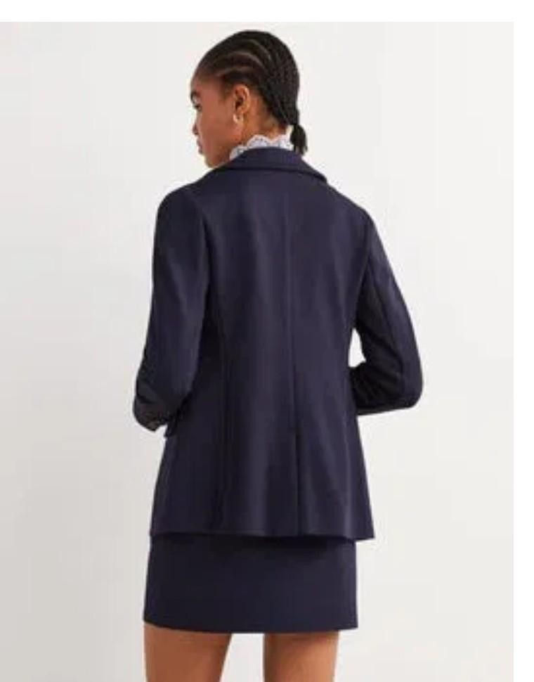 Thumbnail: BODEN Unlined Jersey Blazer Navy RRP £120 U0074 Size UK 20R Brand New A5