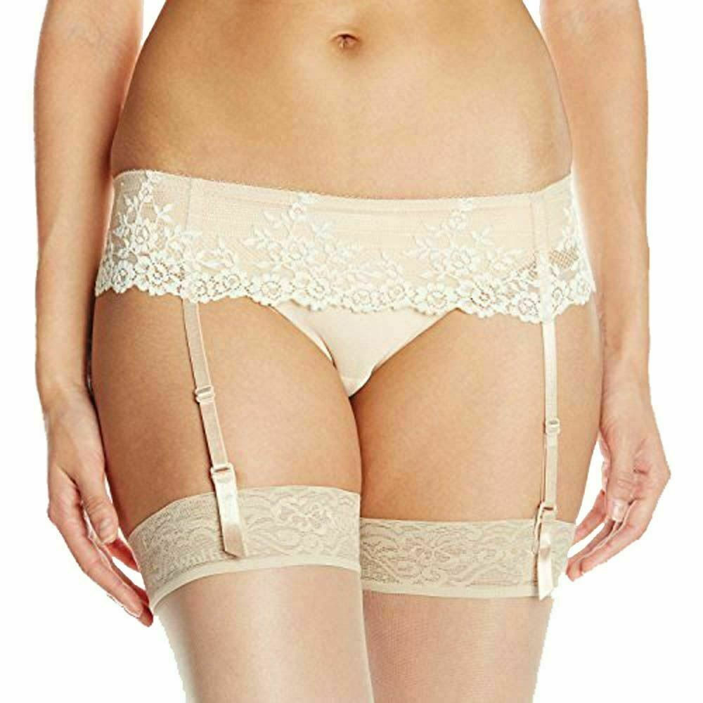Wacoal Embrace SEXY Lace Garter Suspender Belt 848291 IVORY BRAND NEW SIZE S  L3