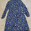 Thumbnail: Boden Ladies Jersey Navy Floral Dress Uk 10 Excellent Condition D49