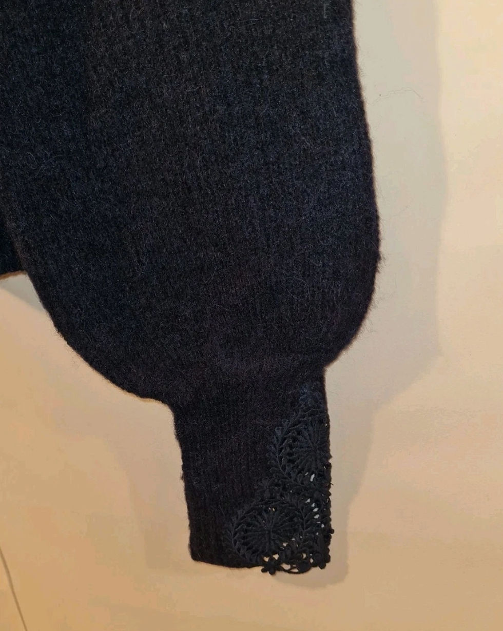 Thumbnail: BODEN Detail Fluffy Cardigan NAVY RRP £110 SIZE UK 6 K0661 BRAND NEW T9