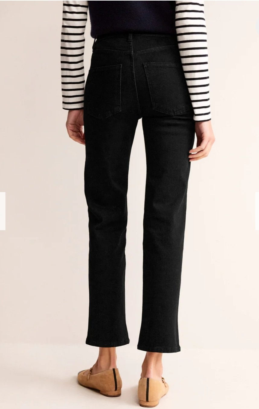Thumbnail: Boden Mid Rise Slim Leg Jeans Washed BlackR0327 SizeW33/L34 Brand New A11