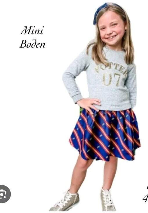 Mini Boden Harry Potter Sequin Seeker Golden Snitch Dress Age 3-4 Yrs BRAND NEW