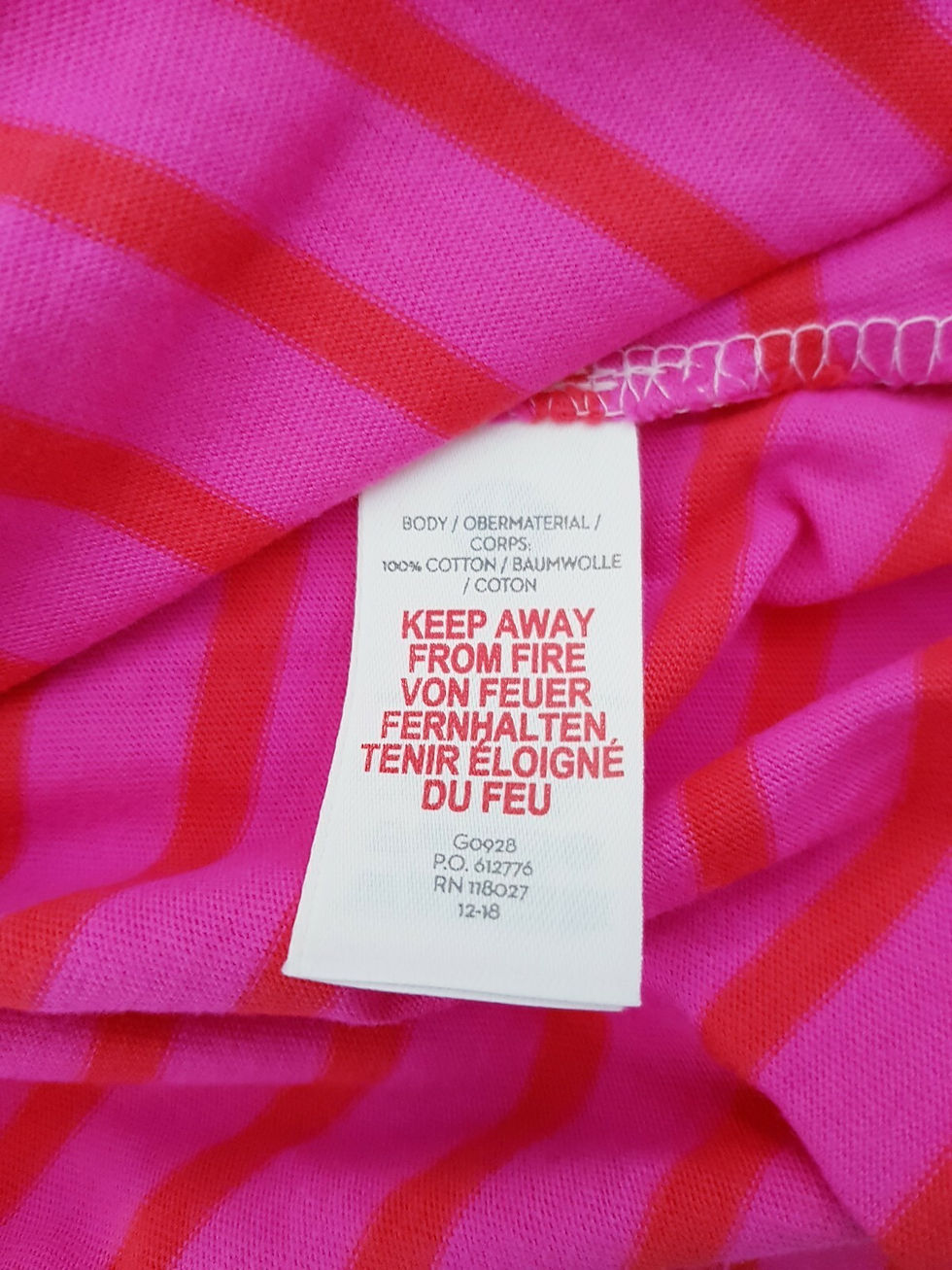 Thumbnail: MINI Boden Stripy Jersey Dress Pink/Ivory G0928 BRAND NEW