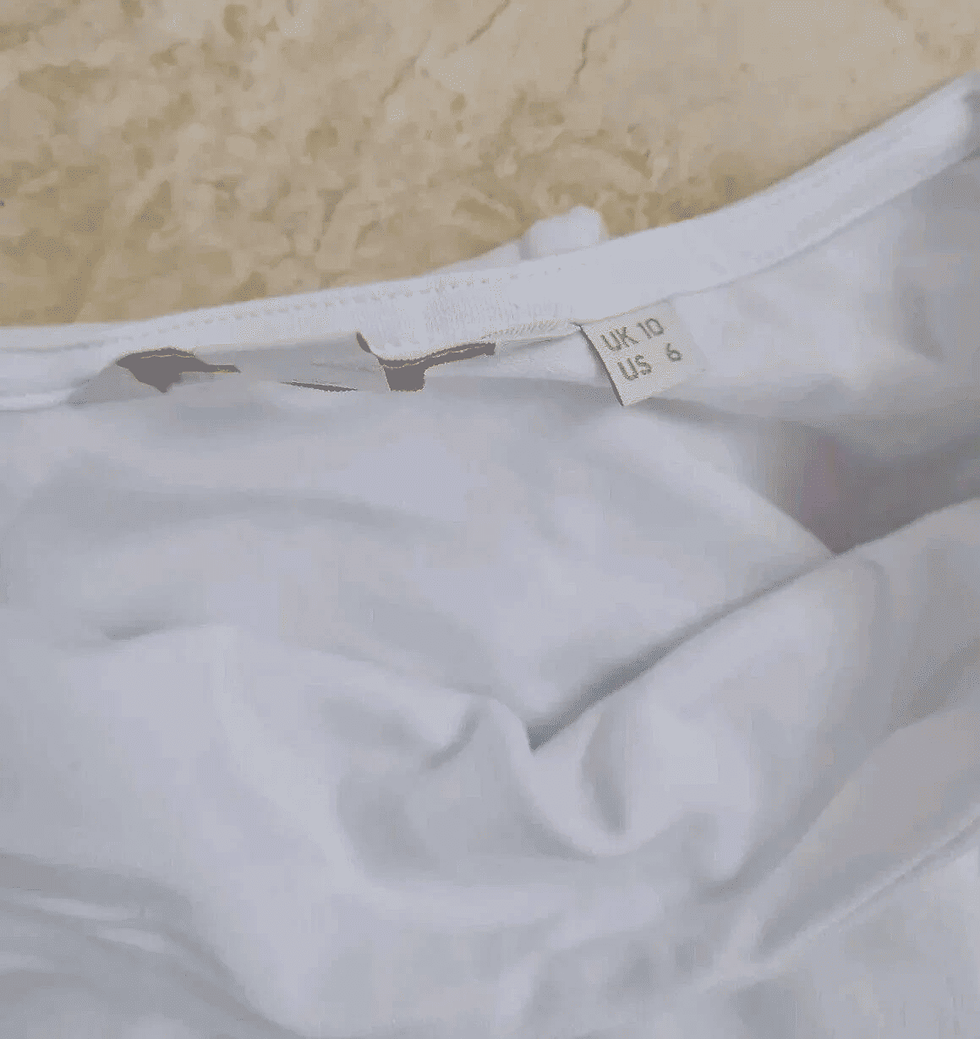 Thumbnail: Boden Ladies Double Layer Scoop Back Top White J0250 Size Uk 10 Brand New T9