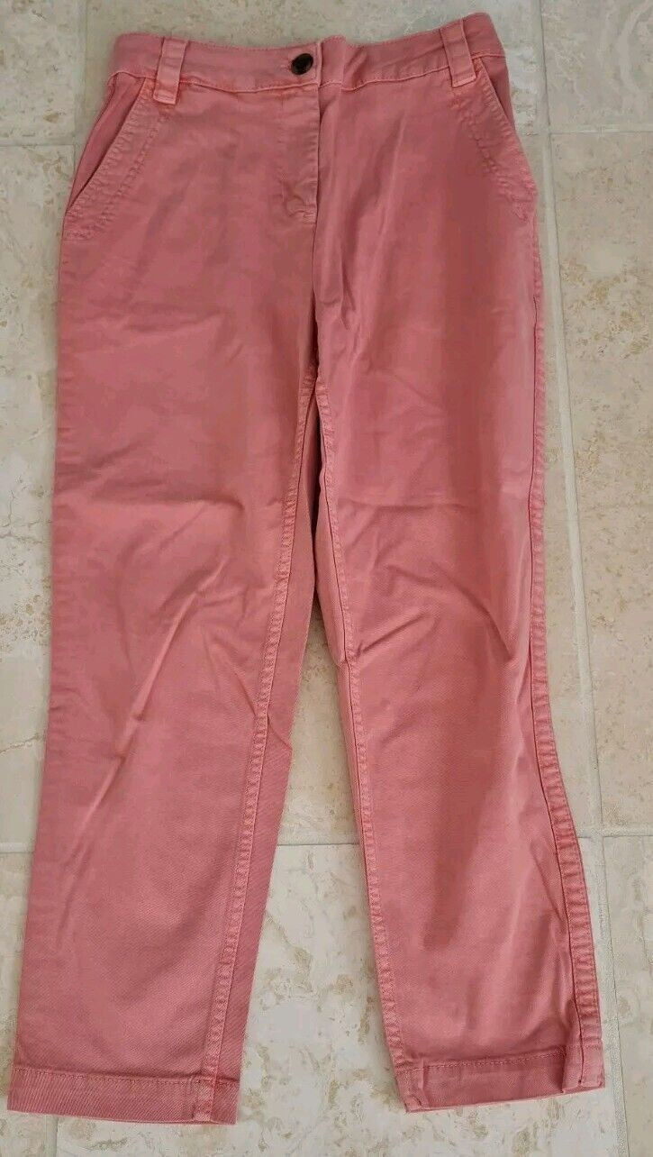 BODEN Classic Chino TROUSERS PINK SIZE UK 6P R0114 VGC