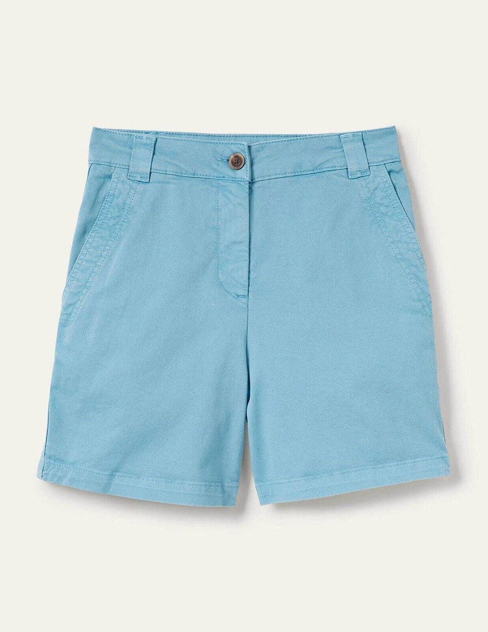 Boden Classic Chino Shorts Mountain Spring Blue Size Uk 14 6" Perfect R0112