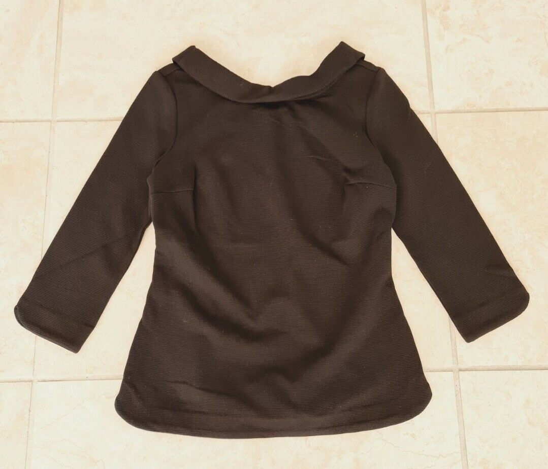 BODEN Sarah Ottoman Top BLACK J0175 RRP £55.00 BRAND NEW SIZE UK 6