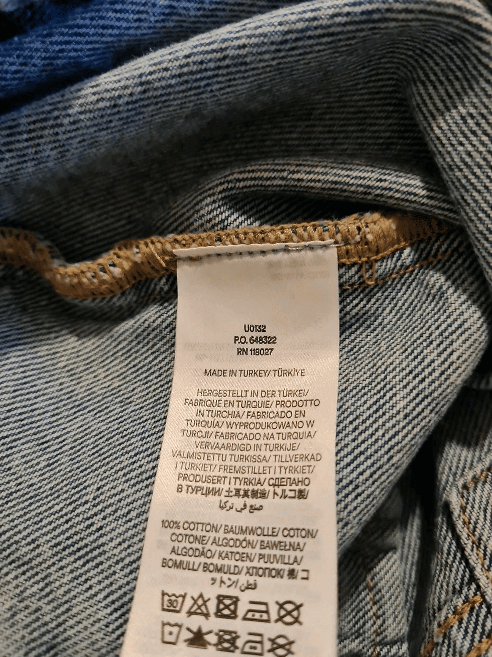 Thumbnail: BODEN Rigid Denim Jacket Size UK 12  U0132 A4