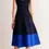 Thumbnail: Boden Scarlet Ottoman Ponte Dress Navy & Surf RRP £119 UK 8R D0918 Brand New A1
