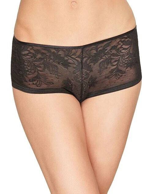 Thumbnail: Wacoal Black SET OF 2 NET EFFECT UW T-Shirt Bra UK 34D & Boyshort S BRAND NEW L3
