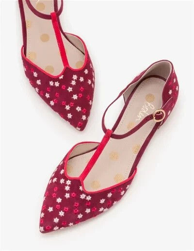 BODEN LADIES Layla T-Bar Flats SIZE 36/3 BRAND NEW H4