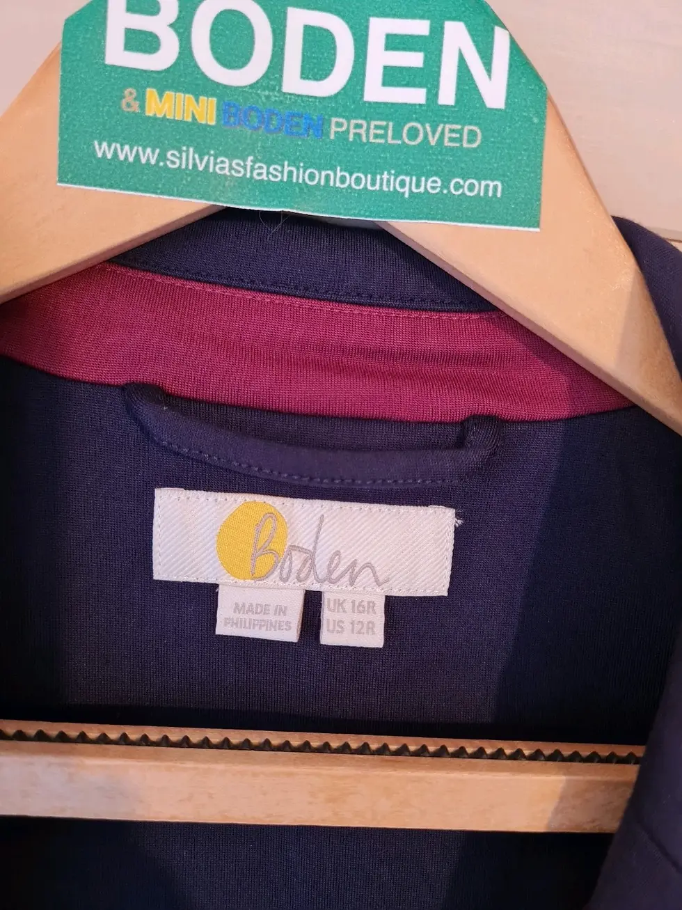 Thumbnail: BODEN Unlined Jersey Blazer Navy RRP £120 U0074 Size UK 16R Brand New A3
