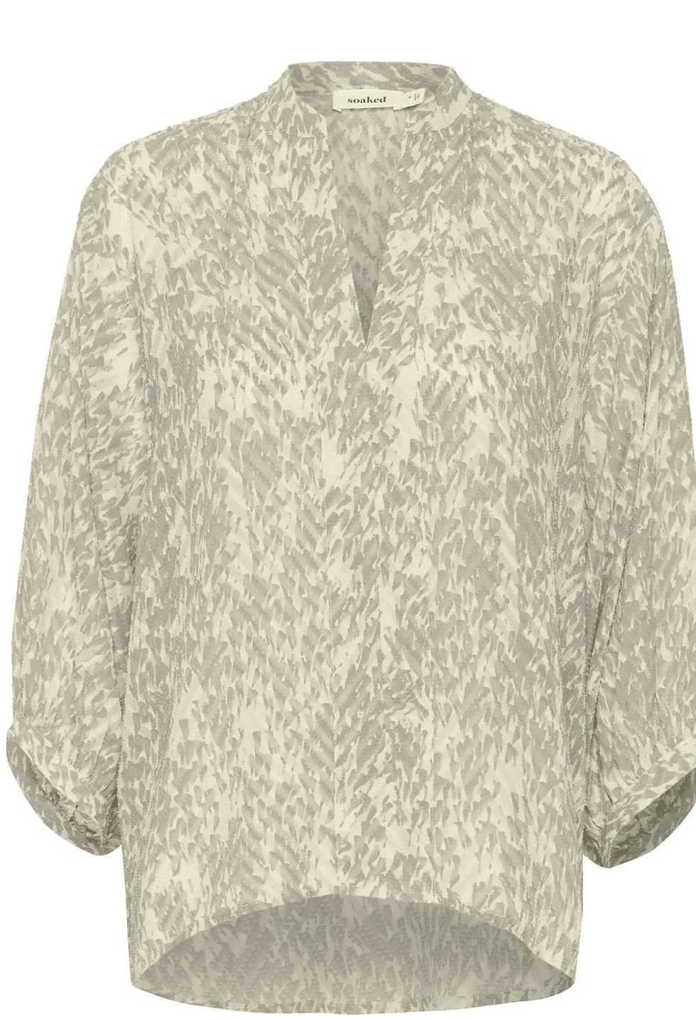 Thumbnail: Soaked in Luxury Osaka Amily Printed Blouse Shadow Drop Print Size M Brand New
