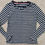 Thumbnail: Boden Olive Jersey Top Striped Size XS Brand New Sample T26