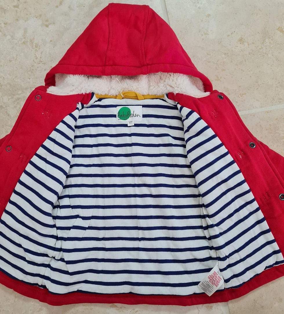 Thumbnail: Mini Boden Baby Kids Coat Red Size 12-18 Months Brand New
