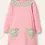 Thumbnail: Mini Boden Heart Fun Pocket Jersey Dress Age 5-6 Years Brand New G9