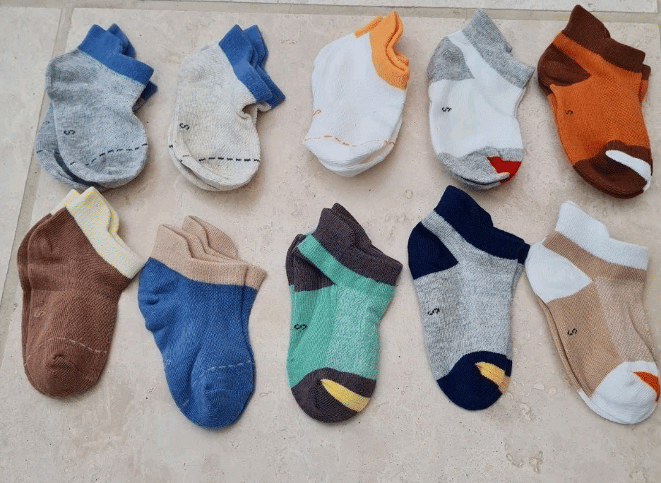 Thumbnail: Mini Boden Baby Pack Of 10 Pair Socks 6-12 Months BRAND NEW SAMPLE G4