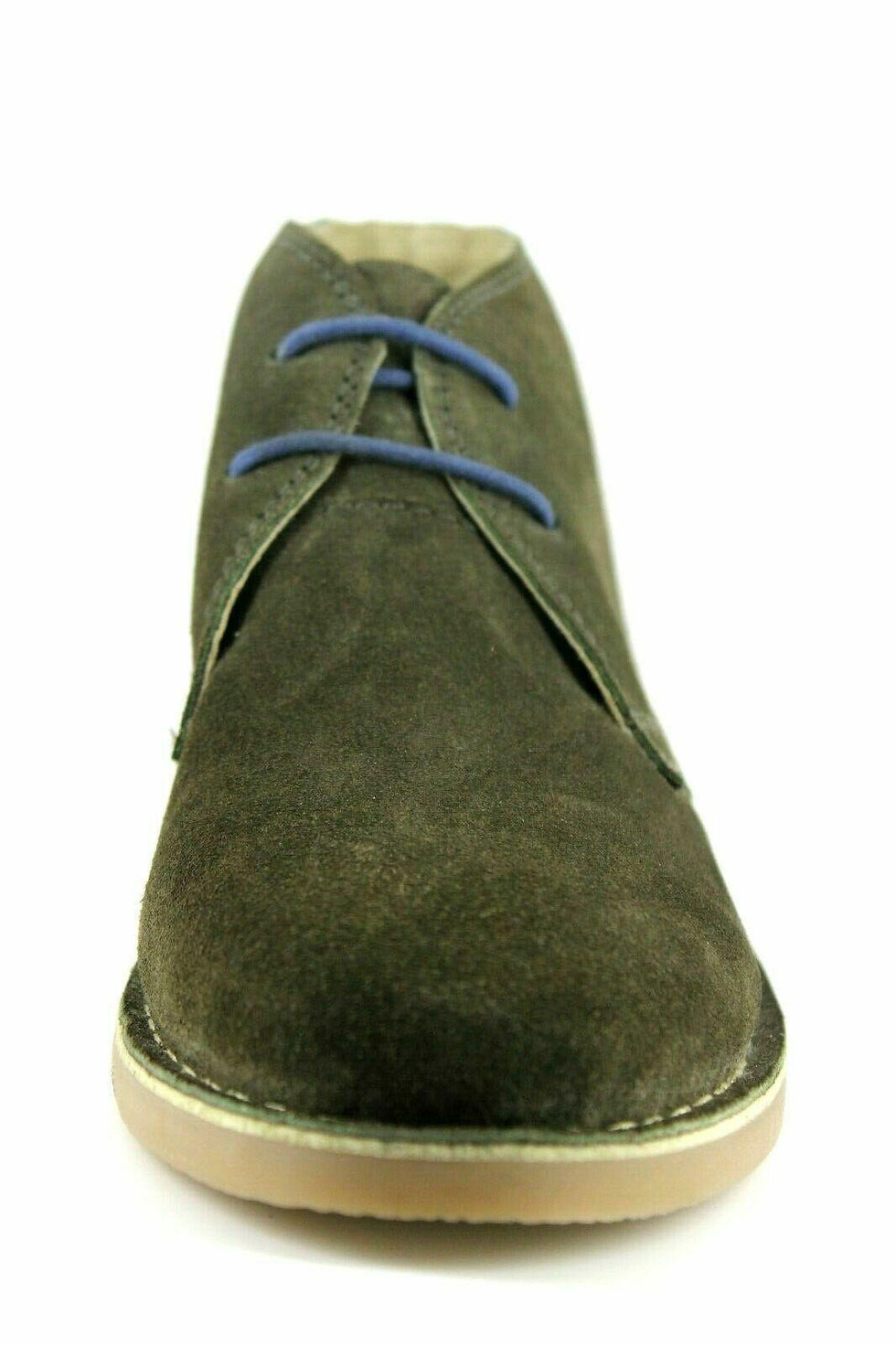 Thumbnail: Mini Boden Boys Green Leather Suede Lace Up Desert Boots Brand New Size 352
