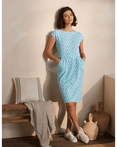 BODEN Florrie Jersey Dress SIZE UK 8L BRAND NEW J0849 D35