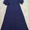 Thumbnail: Boden Broderie Mix Jersey Midi Navy Dress Size Uk 6L Brand New Sample D43