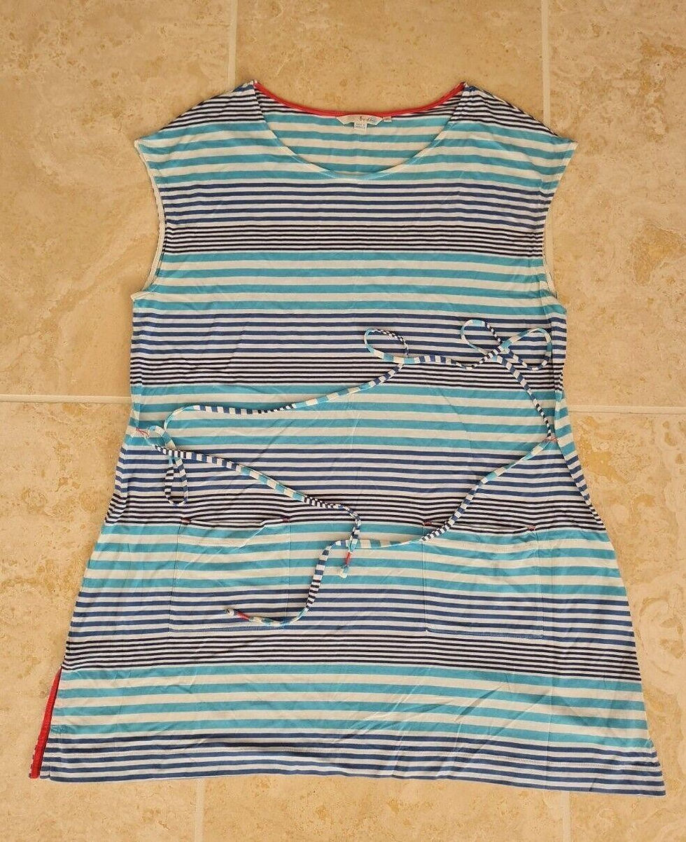 Thumbnail: BODEN ADRIANA TUNIC W0163 size XL RRP £45 MULTI STRIPES EXCELLENT CONDITION D48
