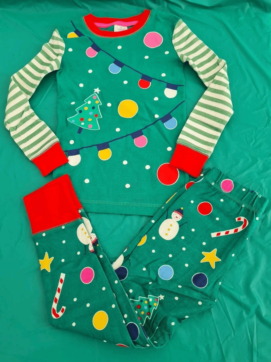 Mini Boden Girls Christmas Cosy Long Sleeve Pyjamas SET AGE 5 Years BRAND NEW G