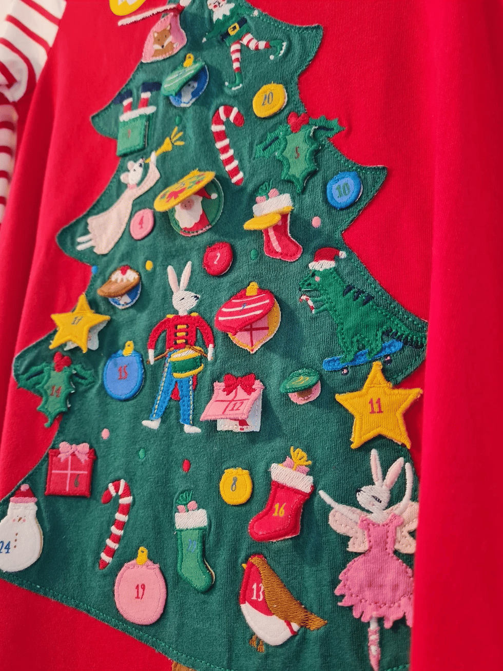 Thumbnail: Mini Boden Girls Christmas Applique Midi Dress Brand New Age 4-5 Years G13