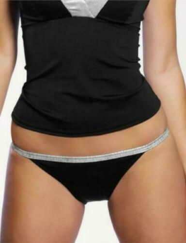 Freya Magic Tab Side Bikini Brief Pant 3090 Swimwear Black SIZE L BRAND NEW B3