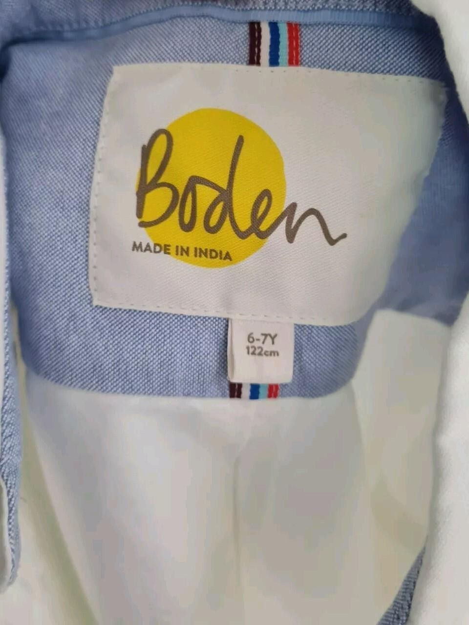 Thumbnail: MINI BODEN BOYS COTTON Classic Oxford Shirt White AGE 6-7 YEARS BRAND NEW
