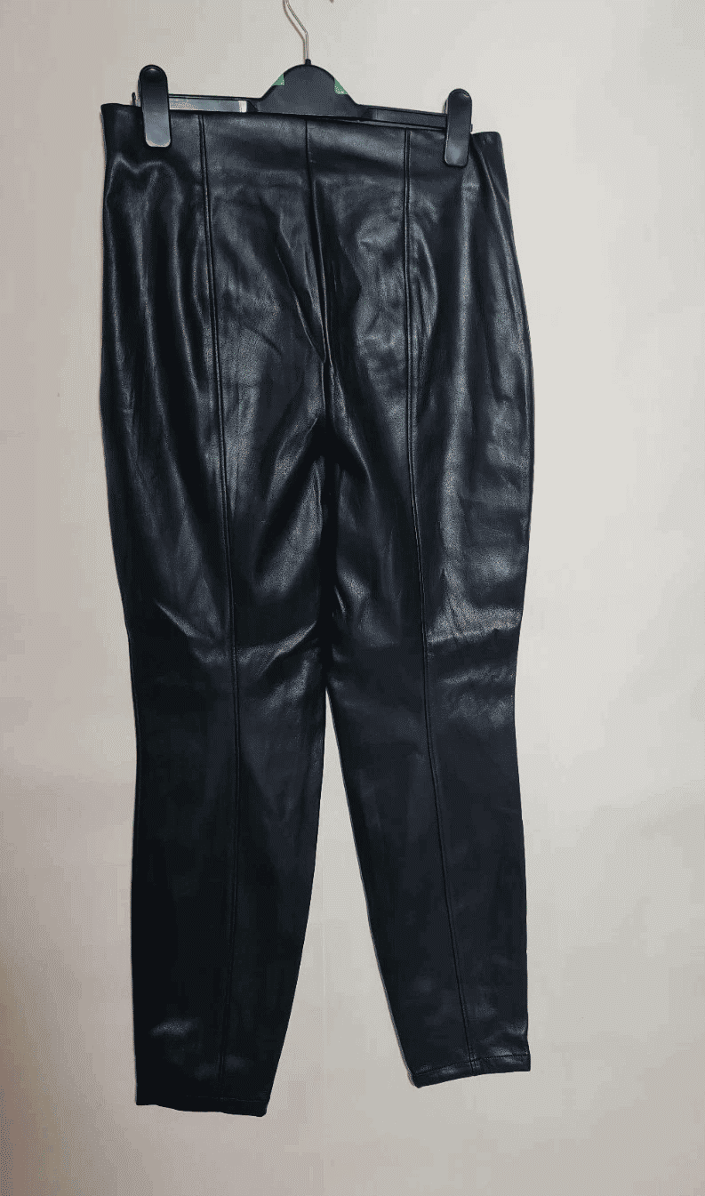 Thumbnail: BODEN Faux Leather Leggings R0188 RRP £80 Size UK 14 Brand New A14