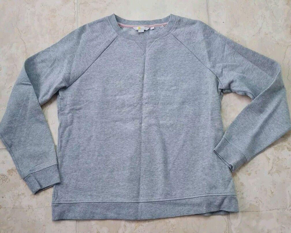 Boden Ladies Cotton Grey Sweatshirt Size M PRELOVED T5