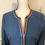 Thumbnail: Boden Multicolour Trim Blouse Size Uk 8 Blue W0519 Excellent Condition T3