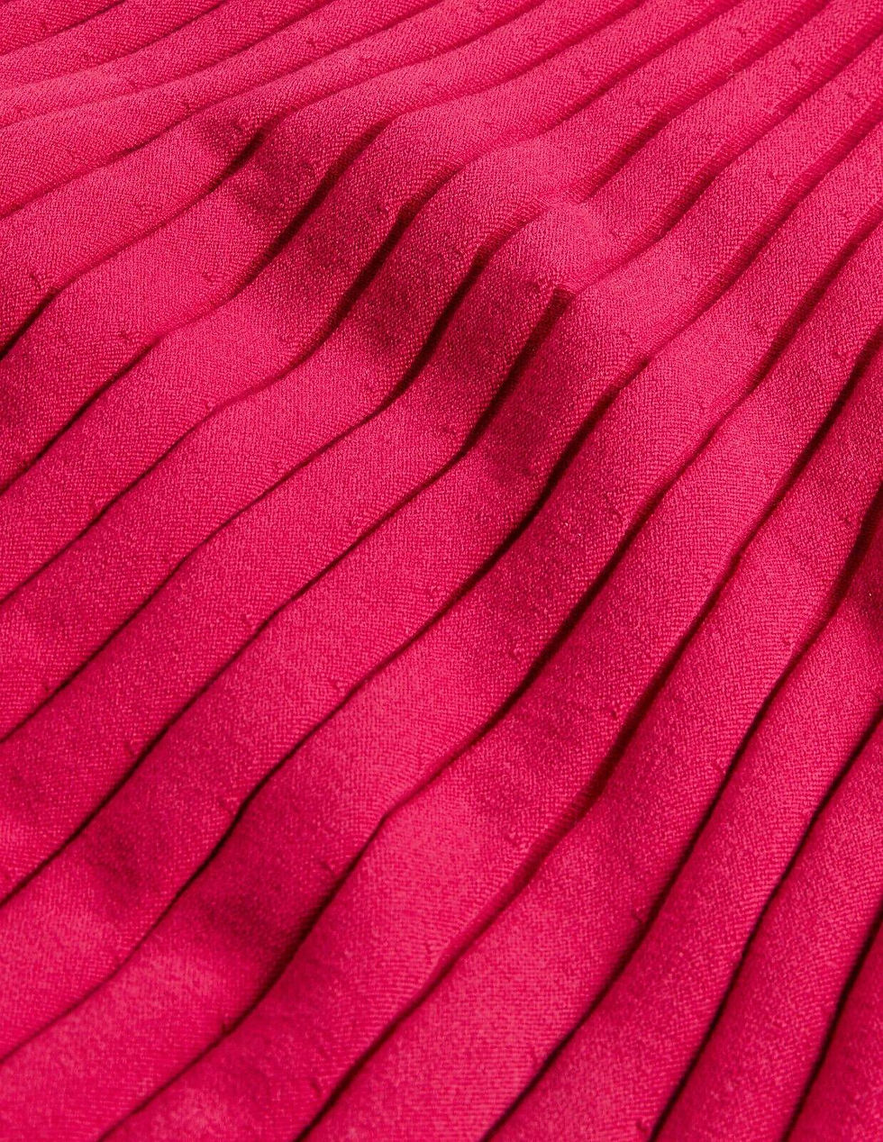 Thumbnail: Boden Pleated Knitted Mini Dress Sweet Rose Size UK 14R Brand New D0341 D10