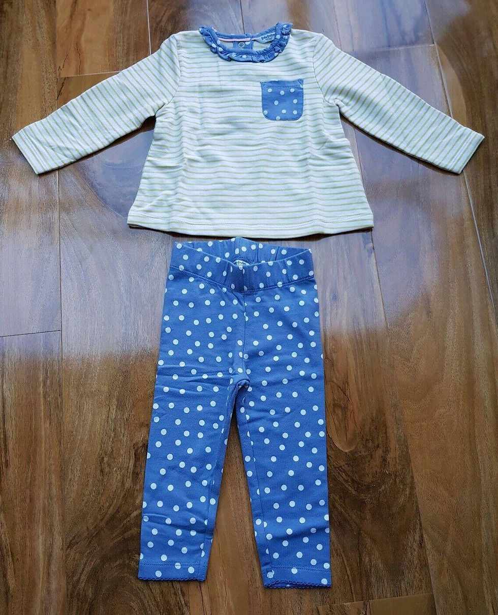Thumbnail: Mini Boden Baby Girls Fun Supersoft Appliqué Play Set Top&Pants Brand New