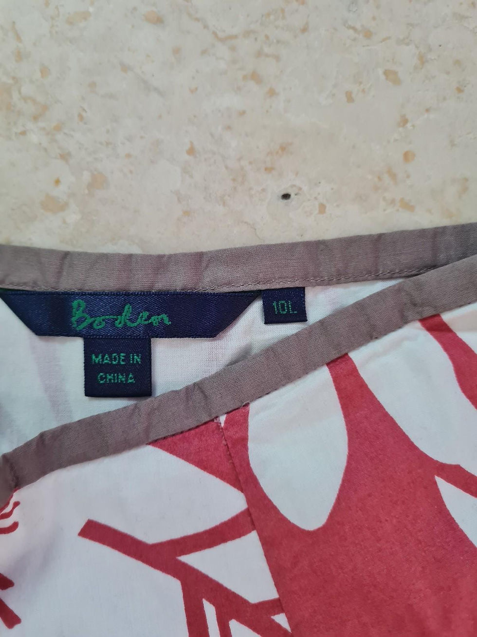 Thumbnail: Boden Ladies Cotton Midi Skirt Size UK 10L VGC S4