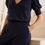 Thumbnail: Boden Ladies Estella Jersey Jumpsuit Navy J0919 Size Uk 6R Brand New P1