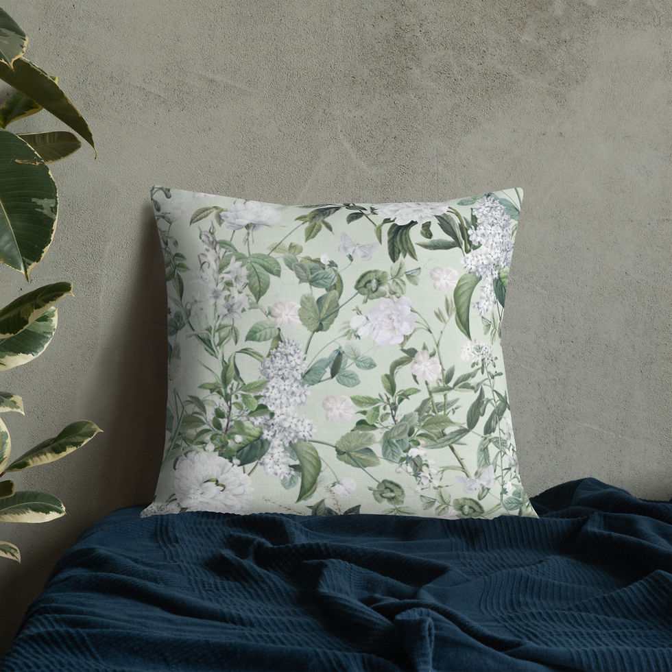 Thumbnail: Lush Green (Sage) Premium Pillow