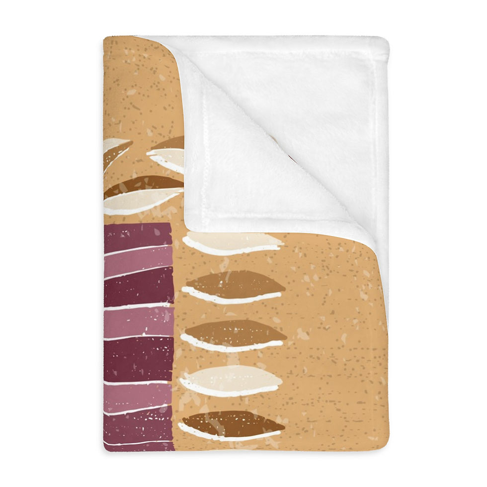 Thumbnail: Velveteen Microfiber Blanket (Two-sided print)