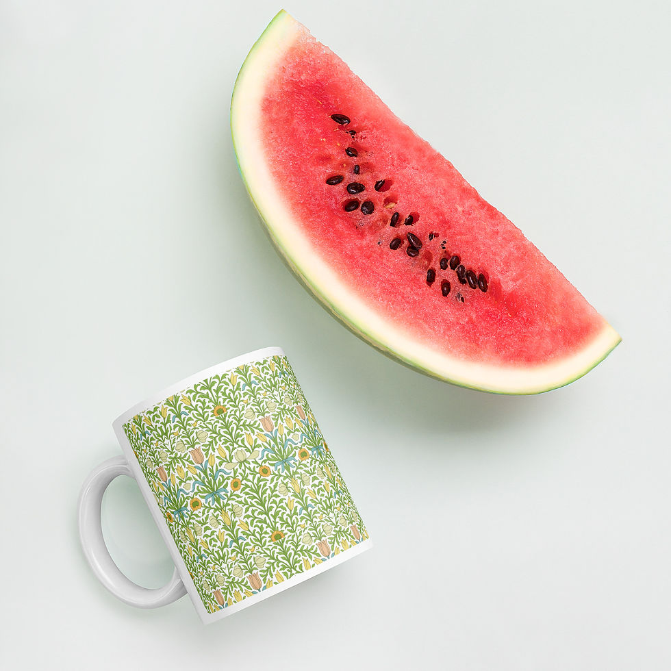 Thumbnail: Morris Springtime glossy mug