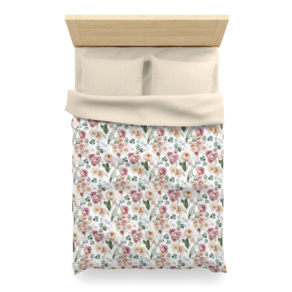 Thumbnail: Wild Flora Microfiber Duvet Cover