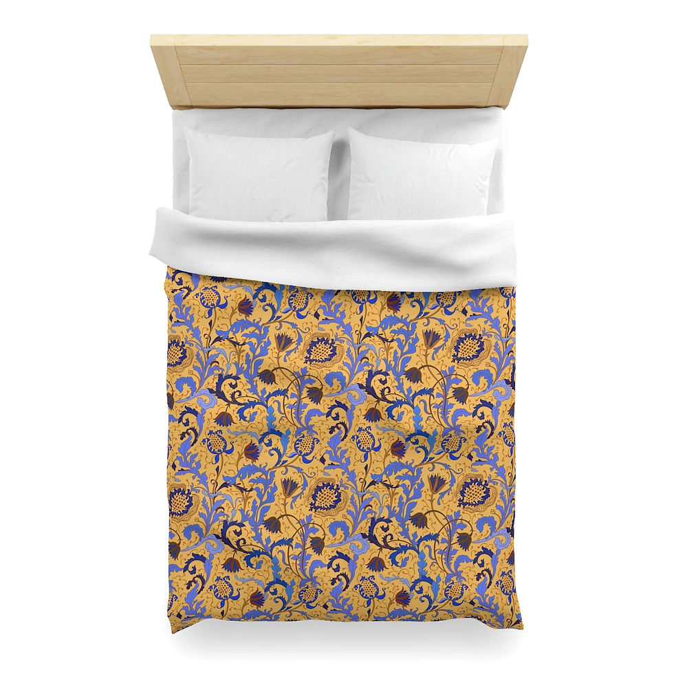 Thumbnail: La Mirage Sand Microfiber Duvet Cover