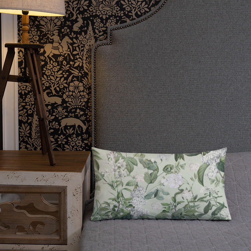 Thumbnail: Lush Green (Sage) Premium Pillow