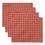 Thumbnail: Red Plaid Holiday Placemat Set