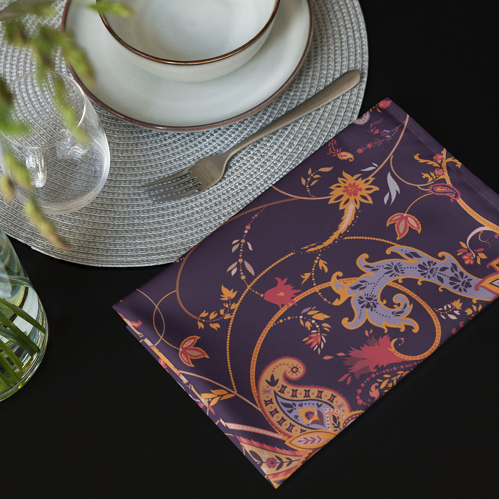 Thumbnail: Tealee Cloth napkin set copy