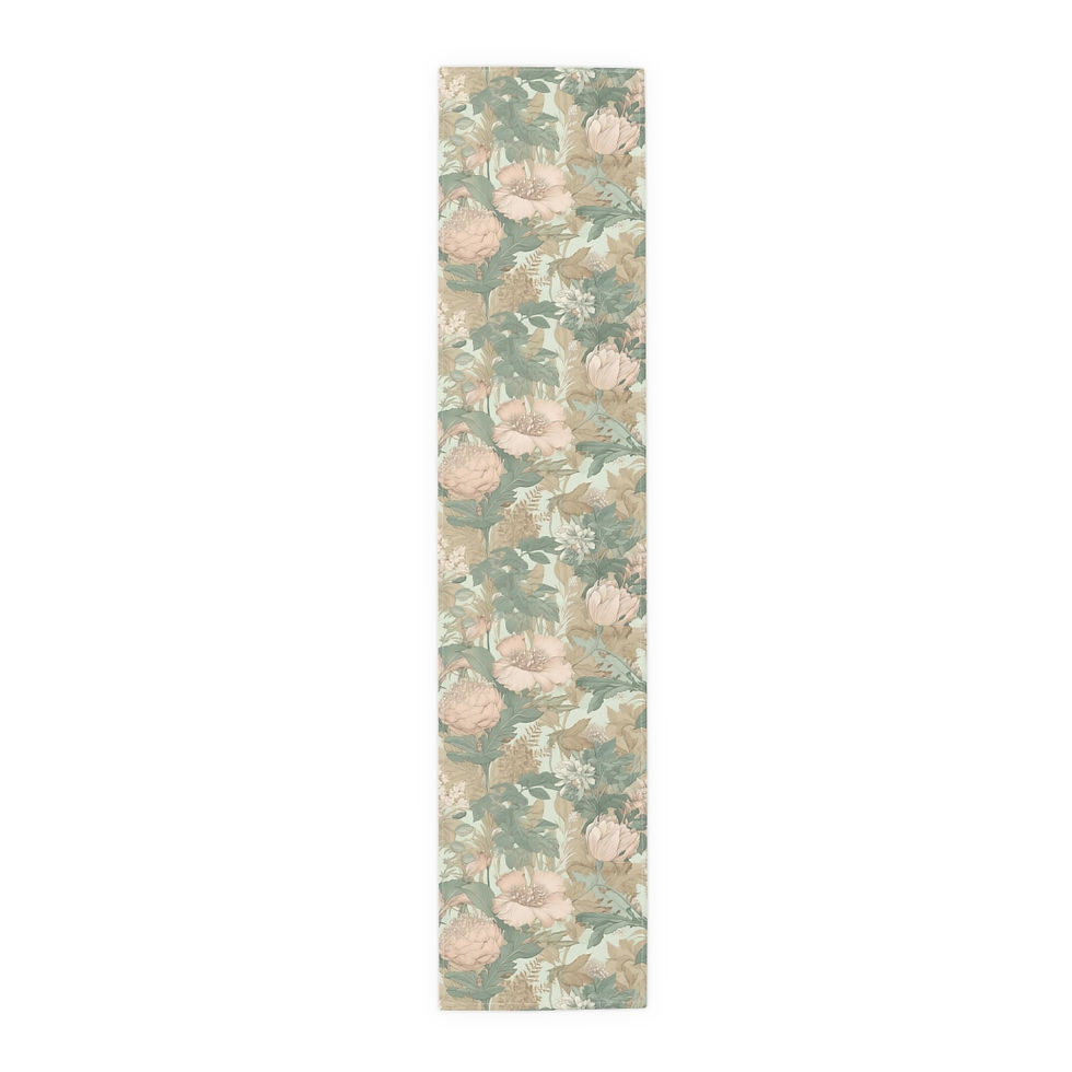Thumbnail: Vintage Garden Table Runner (Cotton, Poly)