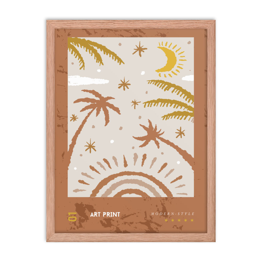 "Look Up" in the tropics Framed Poster